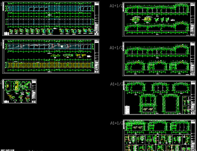 宜都钢结构厂房图纸